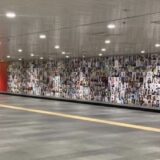 渋谷駅の看板に当社所属のライバーが掲載
